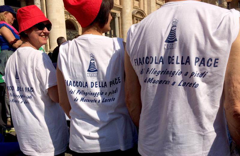 Benedetta la Fiaccola della Pace per il Pellegrinaggio Macerata-Loreto