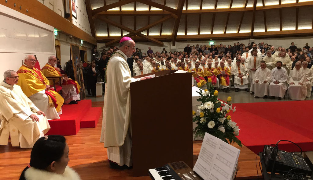 Il vescovo: «Si chiuda la porta sull’esperienza di dolore e di timore che è stato il terremoto»