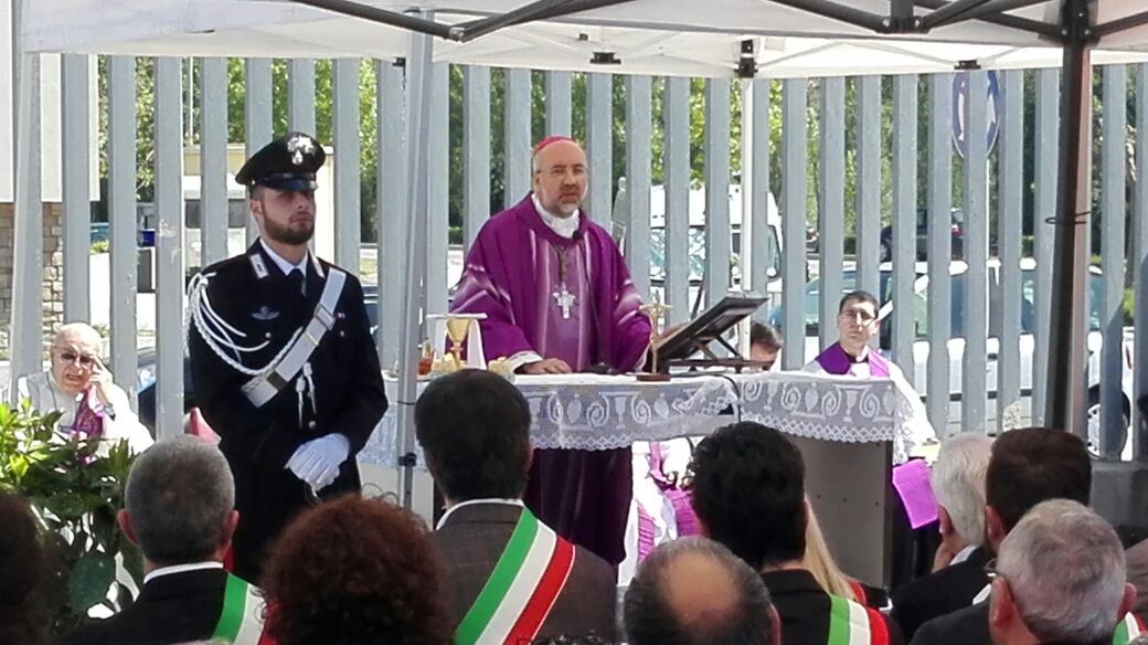 Tolentino: Messa del Vescovo per i Carabinieri