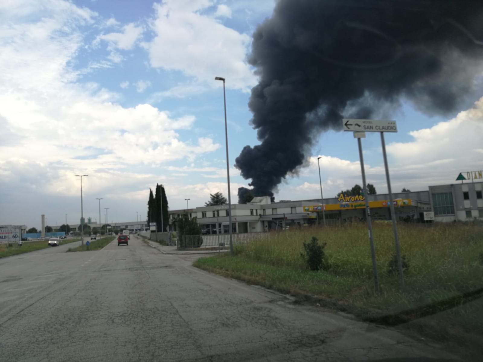 NEWS. Incendio a Piediripa (VIDEO)