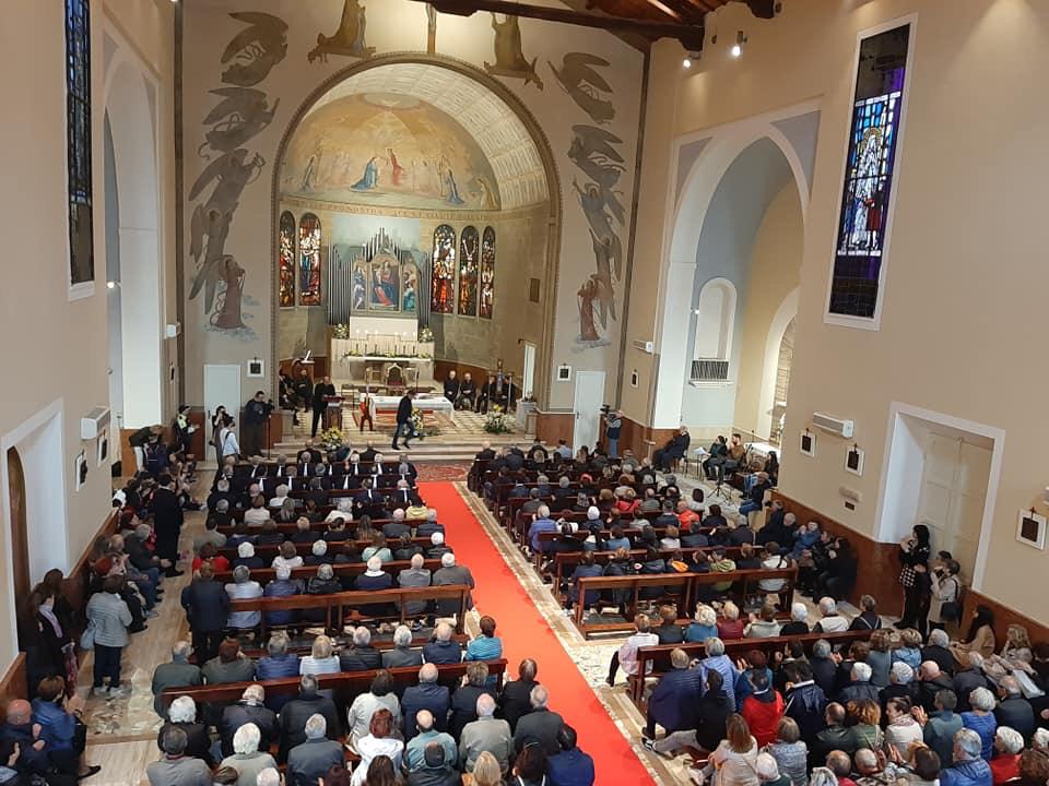 FOTO – La riapertura della chiesa dei Santi Vito e Patrizio a Chiesanuova di Treia