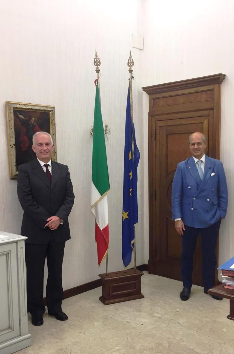 Prefetto Ferdiani incontra il presidente di Confindustria Guzzini