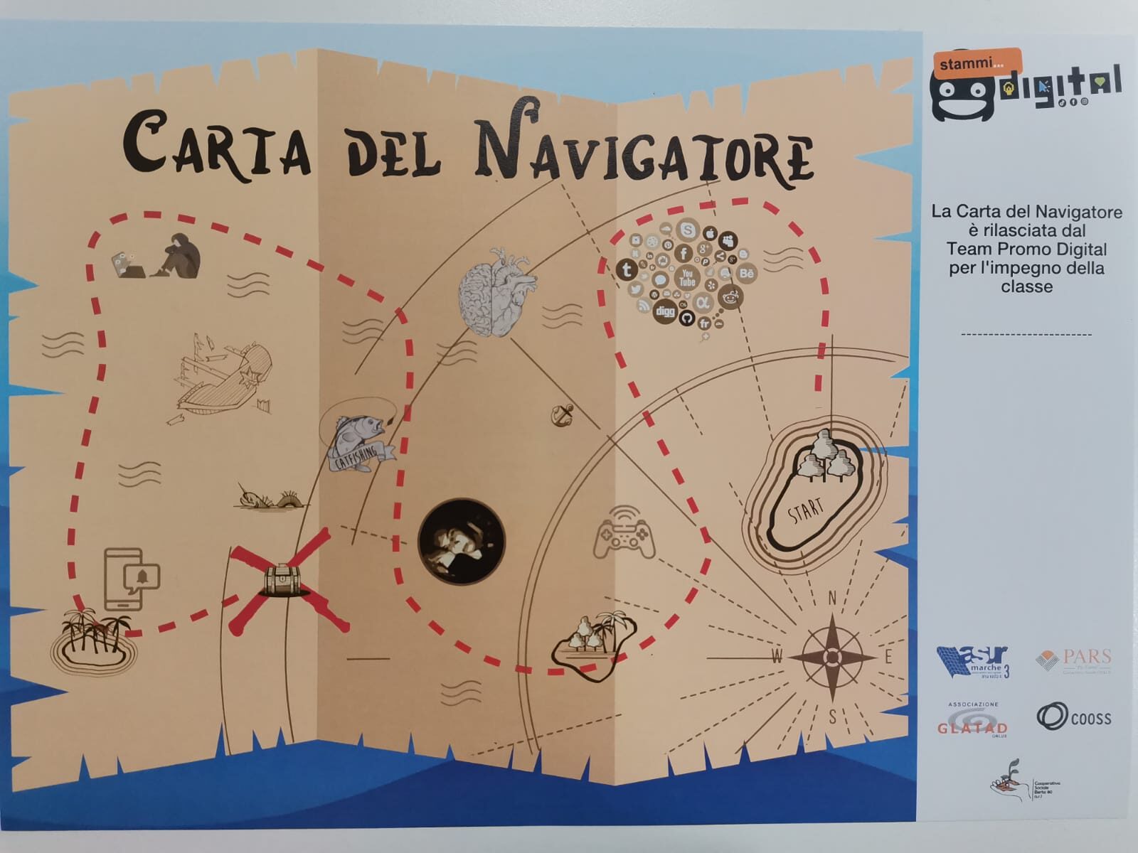 Team stammidigital nelle scuole del territorio con “La Carta del Navigatore”